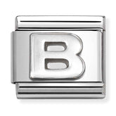 Nomination Composable Classic Link 330113/02 Letter B in 925 Silver